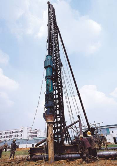 枣庄峄城区振动沉管载体桩